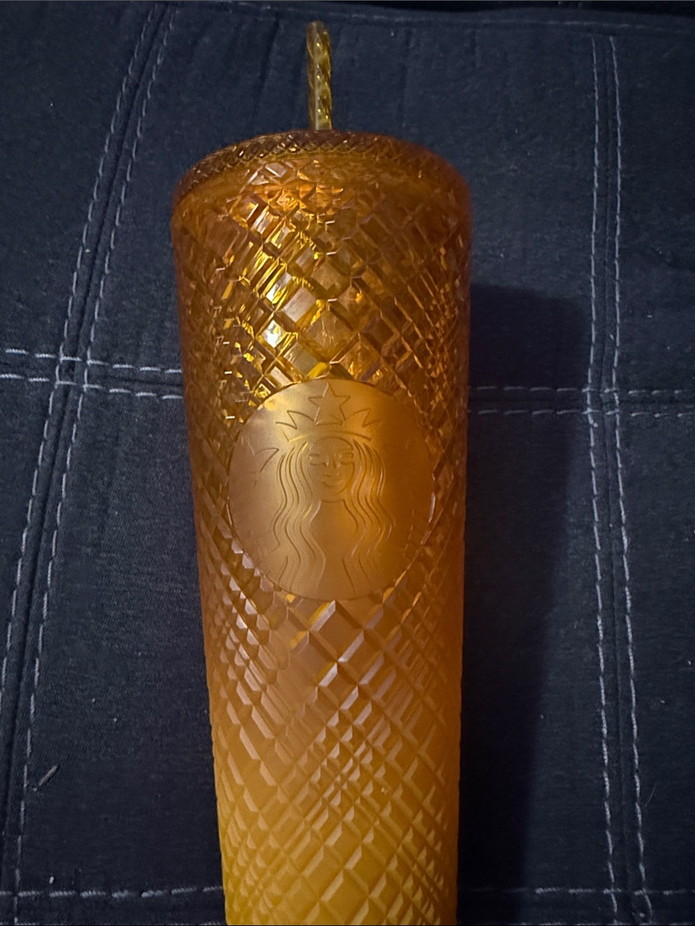 Starbucks 24oz Amber Hombre Textured Tumbler with Embossed Siren